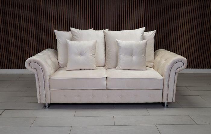 Olympia Cream Scatter Cushions Sofa Set