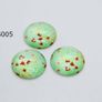 Glass round cabochon 30mm with dragon scale pattern. 3pcs. Cabochons for jewelry. Big snake skin cabochon beads. Many colors. Supplies, DIY. Image 4