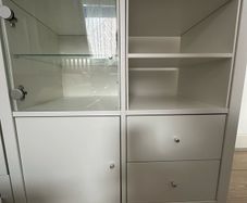 Kallax with 4 inserts