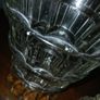 Mid Century Pressed Glass Vase Image 3