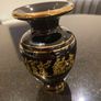 Greek vase  hand painted in 24 k gold Image 2
