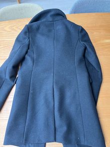 Black wool coat