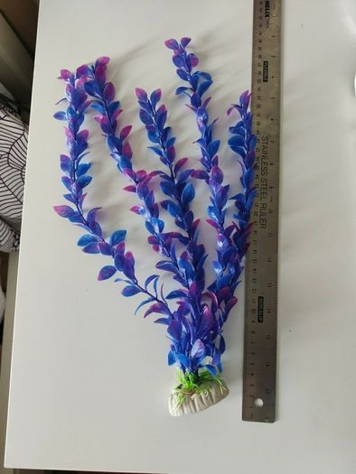 Plastic Aquarium Fish Tank Decorations Artificial Plants