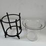 Metal And Glass Candle Holder Image 3
