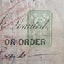 Vintage Cheque from The National Bank Limited, Dun Laoghaire Branch, dated August 25, 1943 Image 8