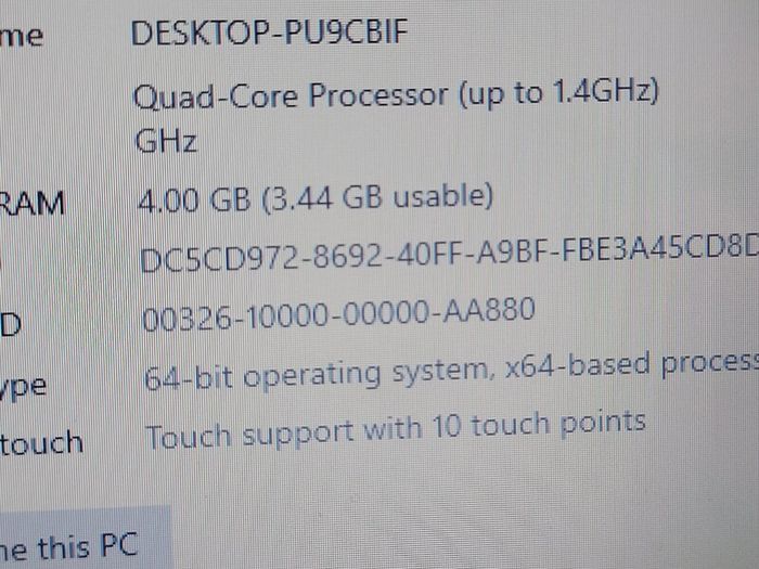 SAMSUNG Notebook Model NP915S3G, Quad Core Processor, 1.4GHz, 4GB Ram, 128GB SSD, Windows 10, Microsoft Edge, Chrome and VLC