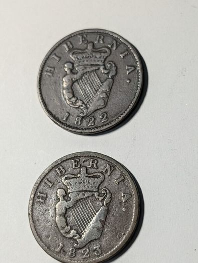 George 4th Irish Halfpennies