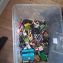 Big box of lego with mini figurines open to offers Image 3
