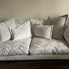 4 seater, cuddler &stool, zebra , cheetah,animal