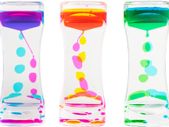 Liquid Sensory Timer for Autism, Sensory Needs, ADHD, Stress Relief, Anxiety. Autism Toy and Special Needs Sensory Fidget. Choice of Colour. (Blue & Green)