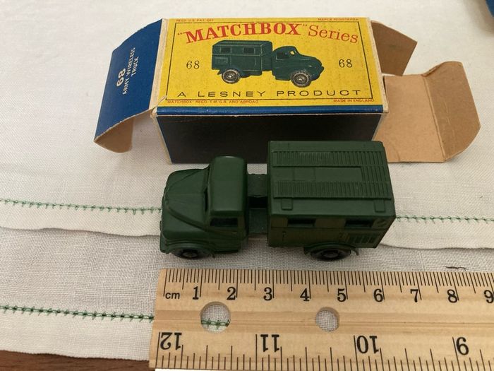 Matchbox 68. Austin radio truck MKII. Mint in box. 1959