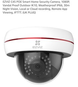 CCTV: Ezviz C4s Poe Cctv, Full Hd, Vandal Proof Outdoor Ik10