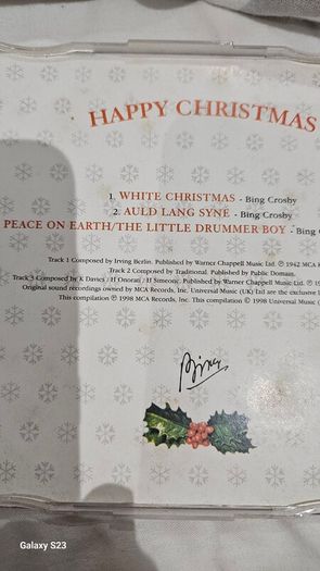 Bing Crosby. White Christmas. Single.