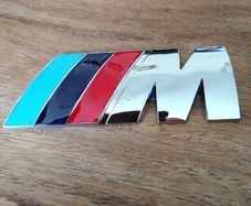 Brand New BMW Msports Metal Boot Badge/Emblem