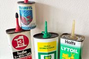 Job lot of 4 Vintage Oil Cans