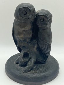Genesis Figurine Twin Owls