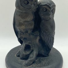 Genesis Figurine Twin Owls