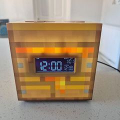 Minecraft alarm clock and light