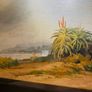 John Williams signed original oil painting - Coastal landscape with Aloes Image 7