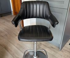 Black Kitchen Stools X 3