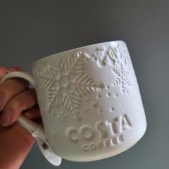Costa coffee Christmas ceramic mug limited edition NEW 350ml