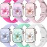 CeMiKa 6 Pack Sport Straps Compatible with Apple Watch Strap 40mm 41mm 38mm 42mm(Series 11) - Silicone Sport Replacement Band for iWatch SE Series 11 10 9 8 7 6 5 4 3 SE3, Women Men Image 5