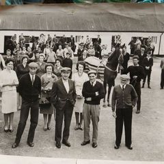 Old horse racing photograph