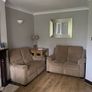 Pair of Parker Knoll 2 seater sofas with matching footstool Image 2