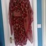 dress and large matching silk scarf Image 5