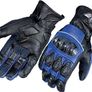 Premium Genuine Leather Motorcycle Gloves Breathable Motorbike Racing & Touring Gloves Image 6