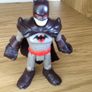 Imaginext DC Super Friends Flashpoint Thomas Wayne as Batman Figure RARE Image 2