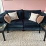 Beautiful large velvet sofa Image 3