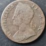 1745 Britannia George ll half Penny coin Image 2