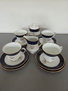 Cups Saucers Plates Sugar Bowl Jug Arklow China