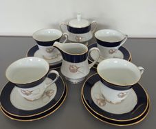 Cups Saucers Plates Sugar Bowl Jug Arklow China