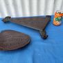 pair of Victorian industrial cast iron name plates Image 2