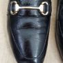 Black Leather Loafers, Office, size 7 Image 4