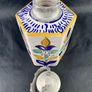 Vintage Haban Style Art Pottery Hand Painted Medicinal Jar Image 4