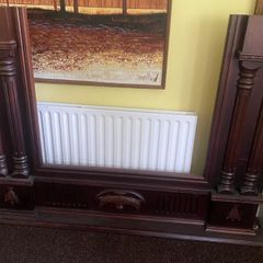 Mahogany mantlepiece