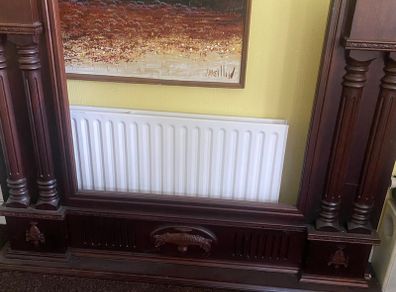 Mahogany mantlepiece