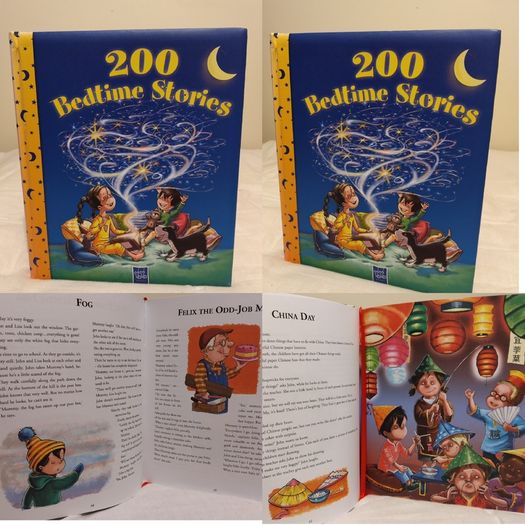 200 Bedtime Stories, Large Hardback Book