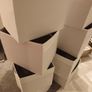 24 Ikea Drona kallax cube storage boxes in white/creamStorage Image 3
