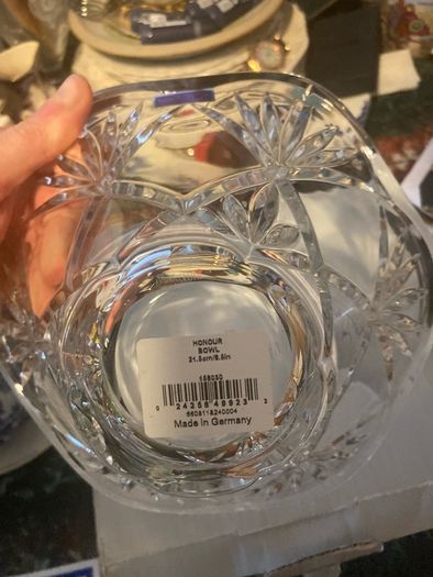 waterford bowl with box free postage