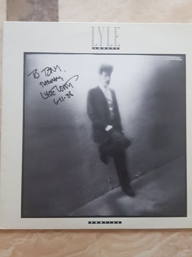 Lyle Lovett LP  (Signed)