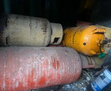 gas bottles
