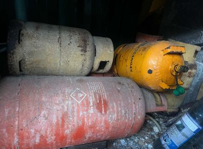 gas bottles