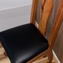vintage solid wooden chairs Image 4