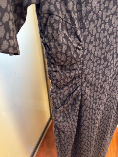 Hobbs Fitted Dress with side Rucking - Size 12