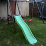 Double swing set with slide. Image 3