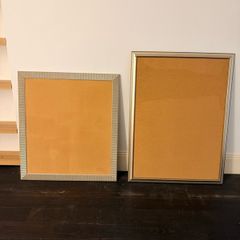 Cork Pin Boards with Silver Frames